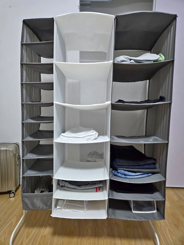 Clothing storage x3 with rack