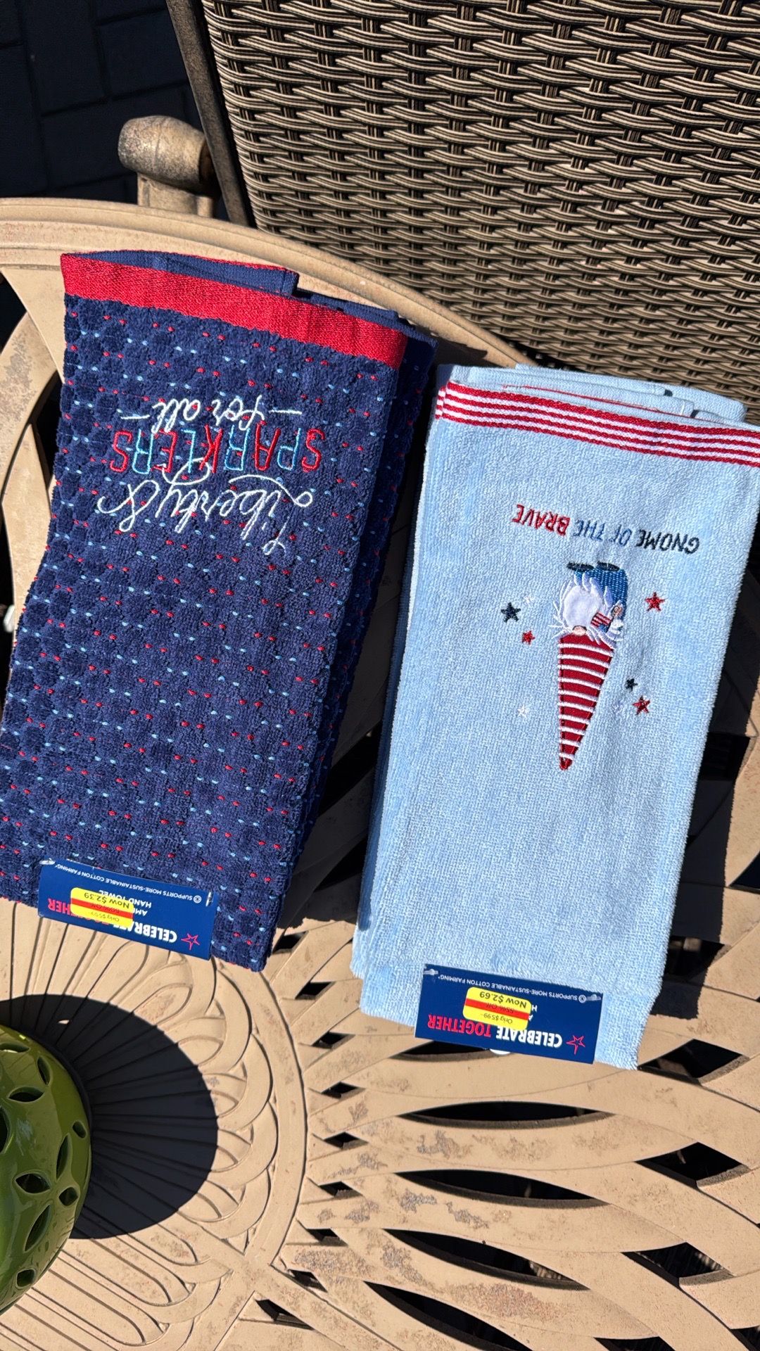 9 Dishtowels Red White & Blue NEW All for $15