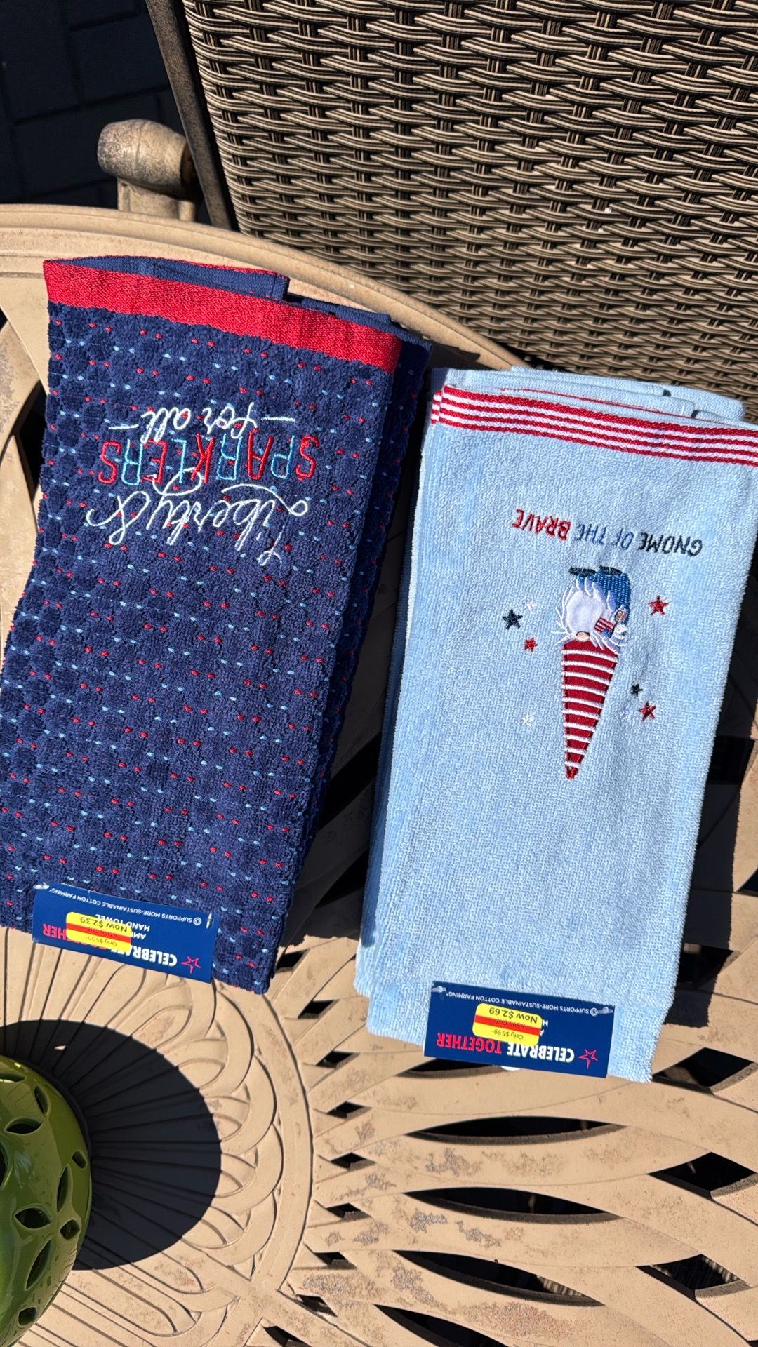 9 Dishtowels Red White & Blue NEW All for $15 - photo 2