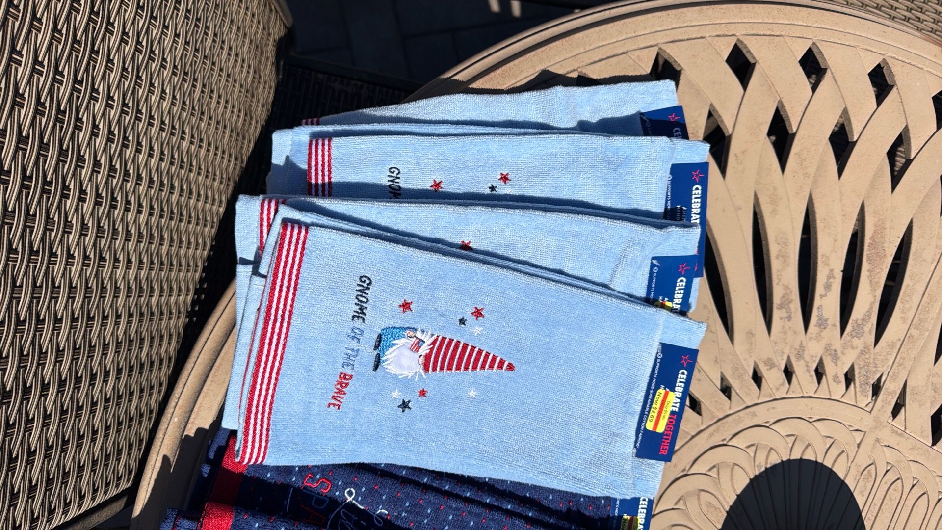 9 Dishtowels Red White & Blue NEW All for $15 - photo 5