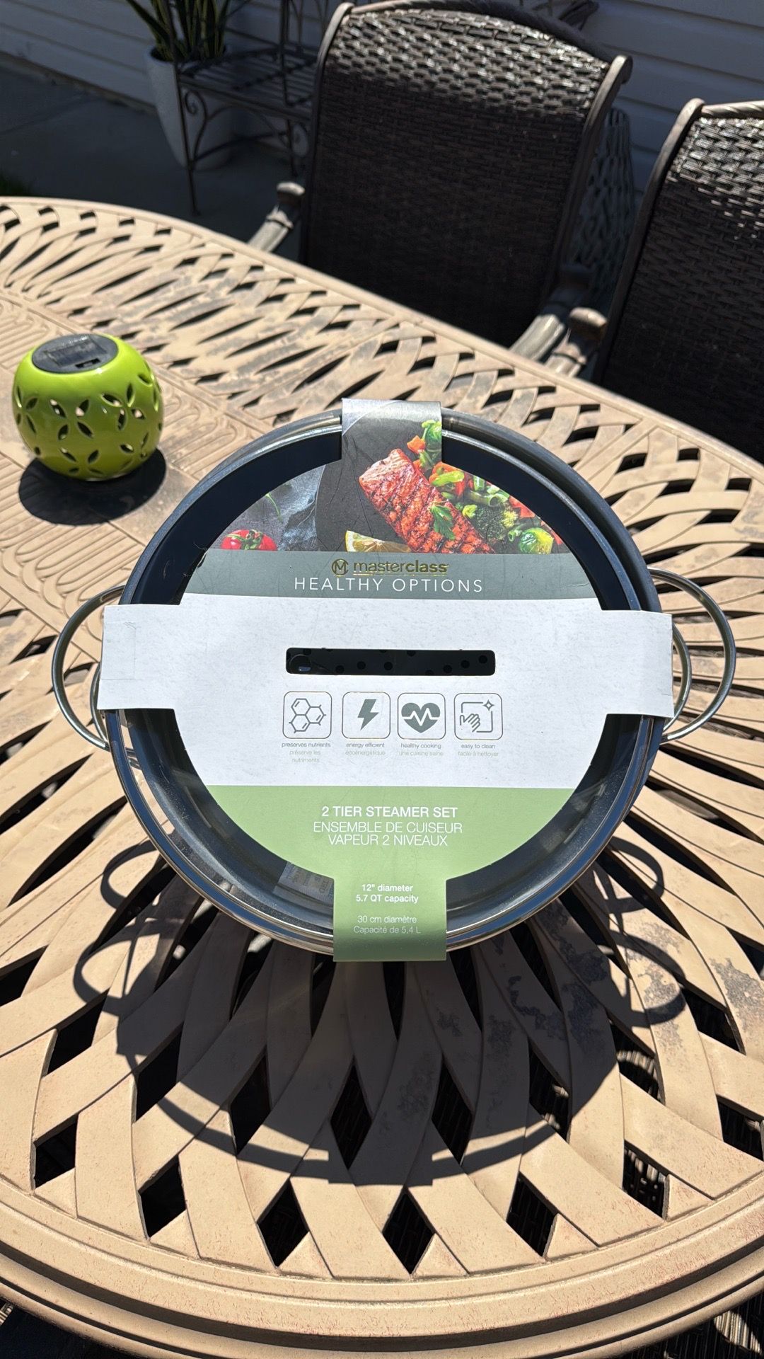 Master Class Healthy Options 2 Tier Steamer Set