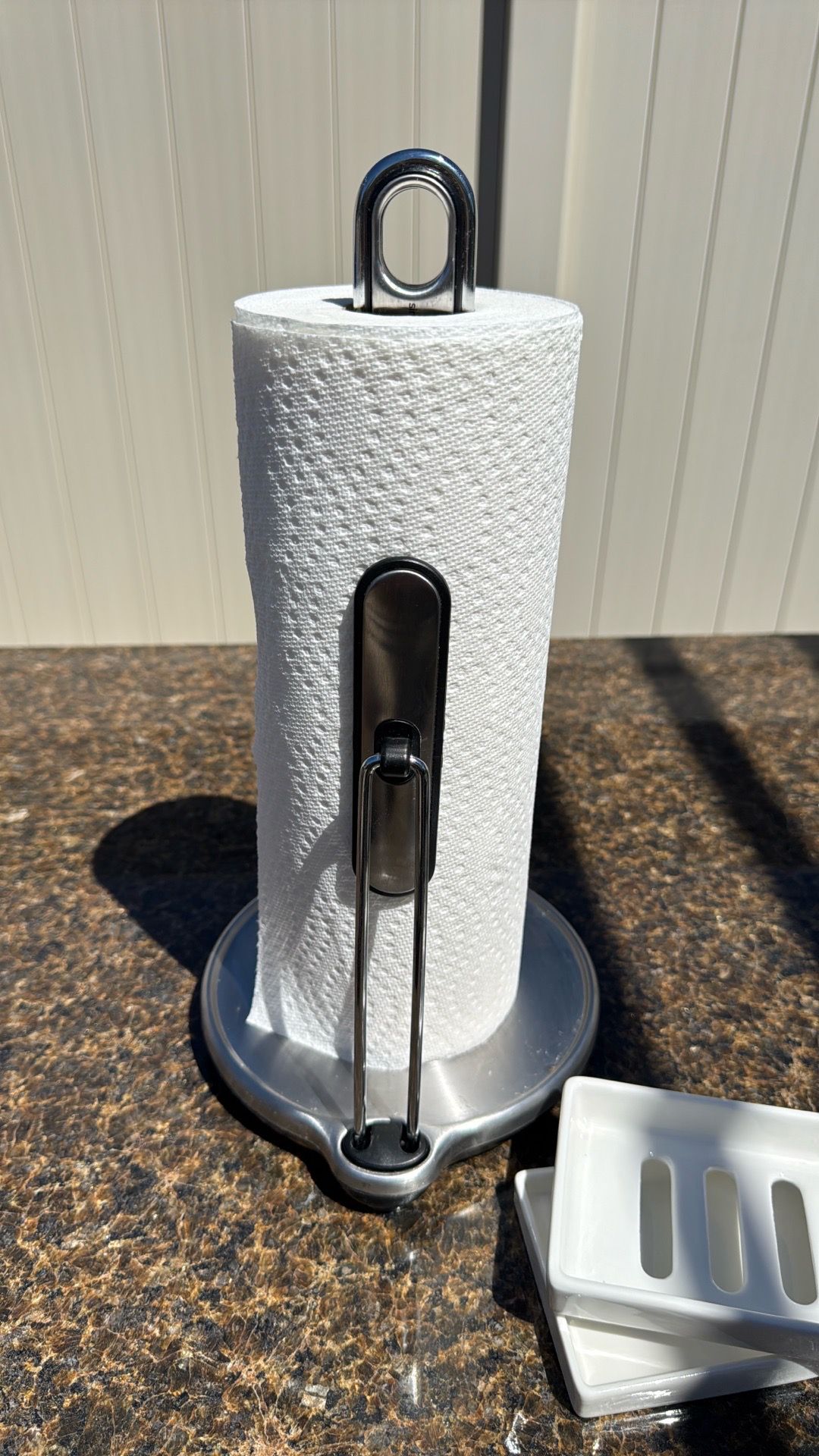 Simplehuman Paper Towel Holder & Ceramic Soap Dish - photo 2