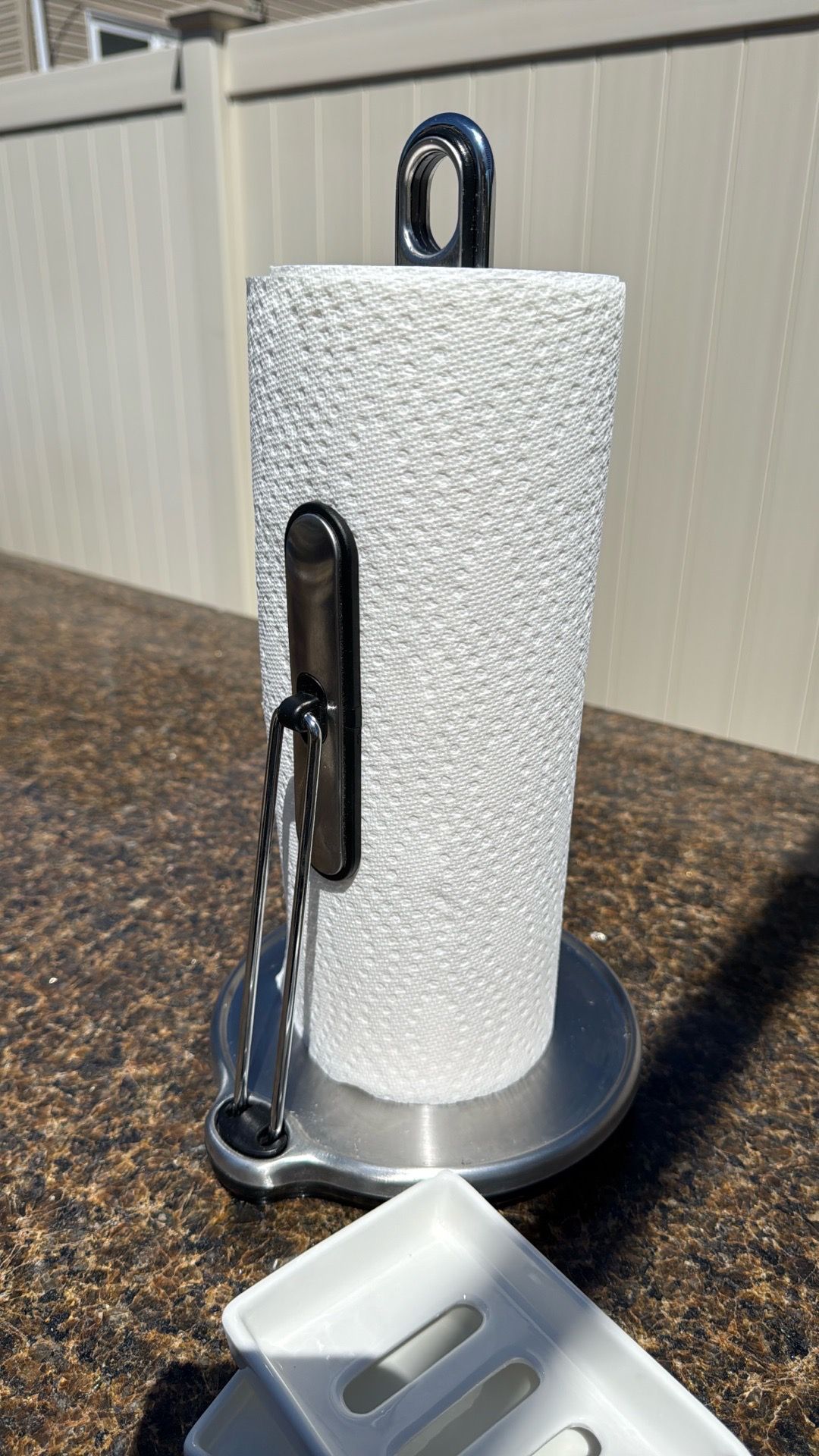 Simplehuman Paper Towel Holder & Ceramic Soap Dish - photo 3
