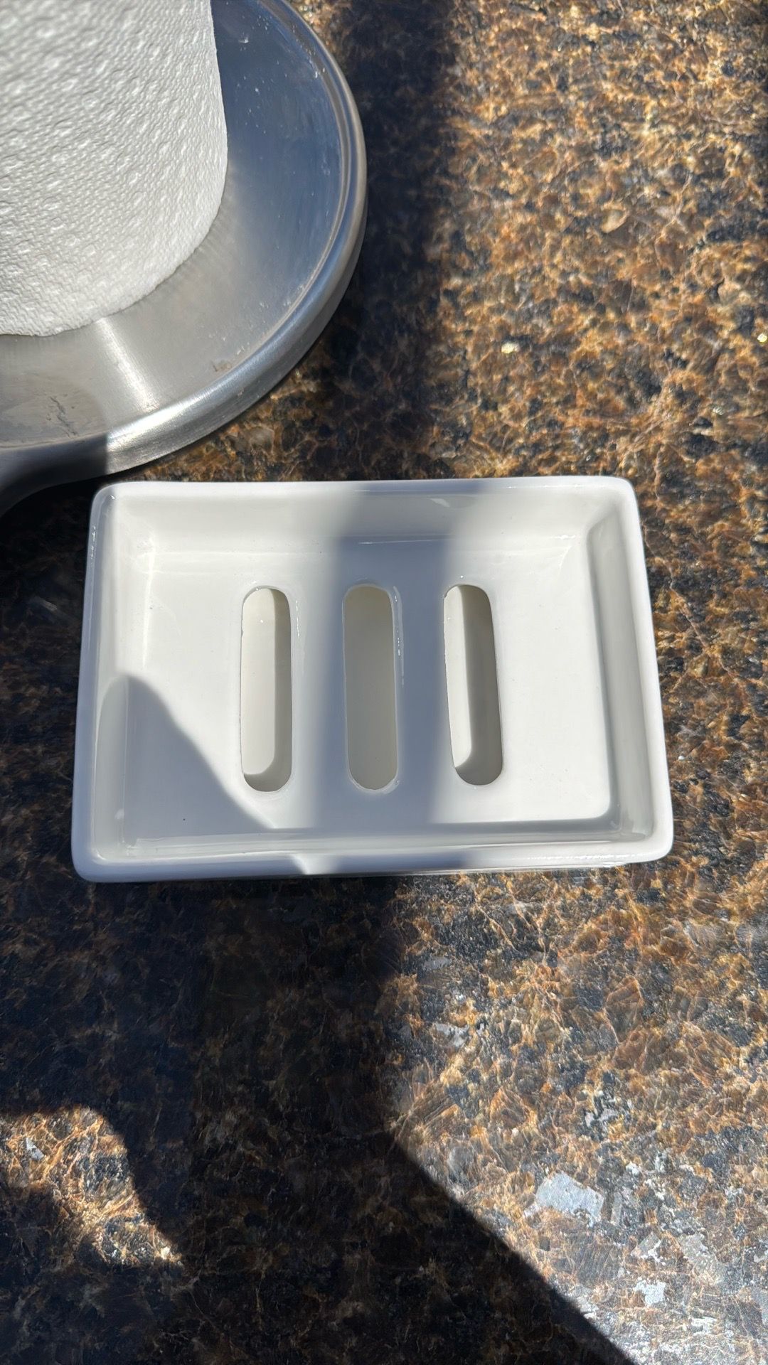 Simplehuman Paper Towel Holder & Ceramic Soap Dish - photo 5