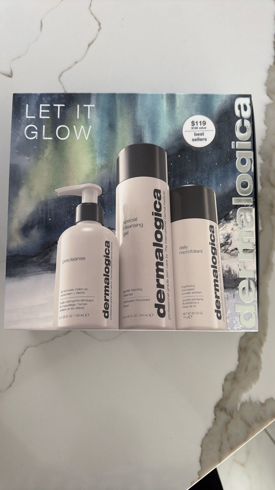 Unopened Dermalogica Facial Let It Glow Set NEW