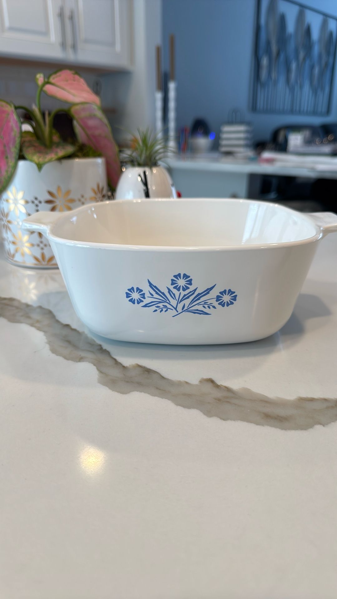 Vintage Corning Ware 1 1/2 Quart Baking Dish - Blue Cornflower - photo 2