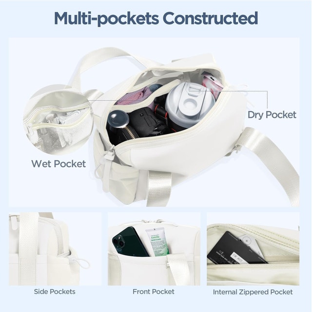 NEW Mini CREAM Gym Bag for Women - photo 3