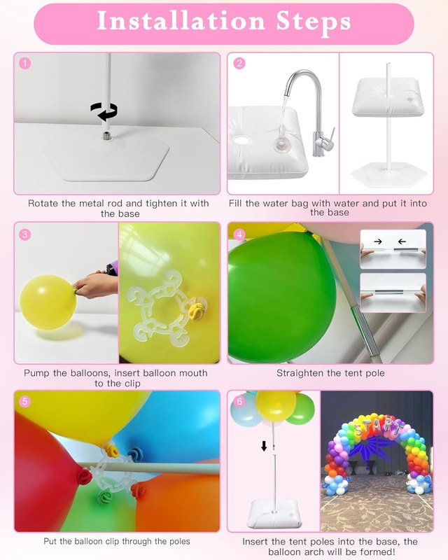 NEW 21ft Balloon Arch Stand Kit - photo 5