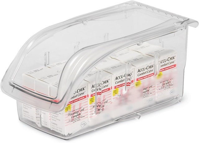 4 NEW Clear InSight Fork & Spoon Stackable Bins