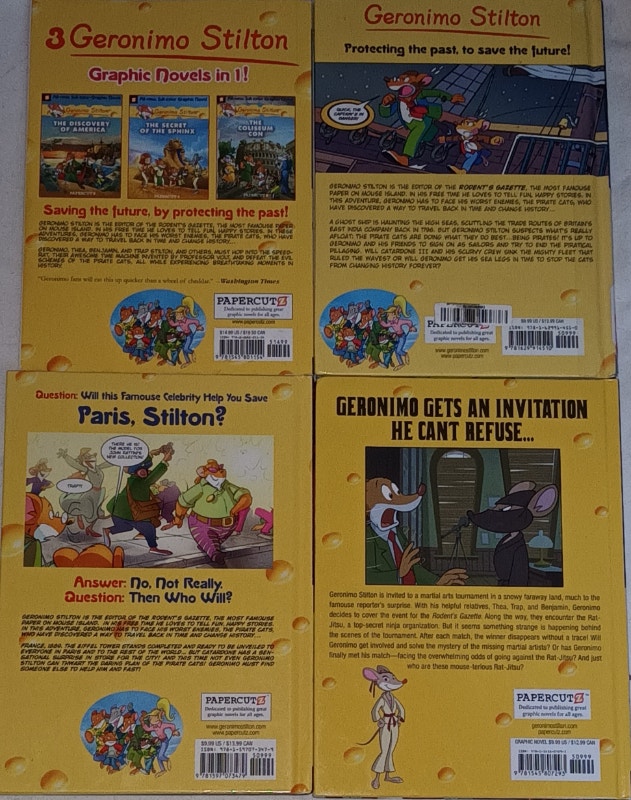 4 Geronimo Stilton Full Color Graphic Novels - photo 2