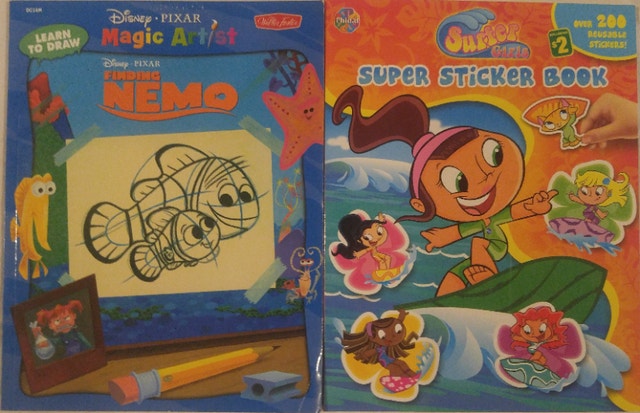 3 Sets of 2 Sticker Books - Little Tikes/People, Nemo/Surf - photo 3