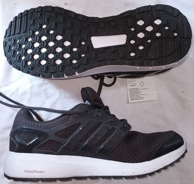 NEW Adidas Women's 8.5 Black Energy Cloud M Running Shoes