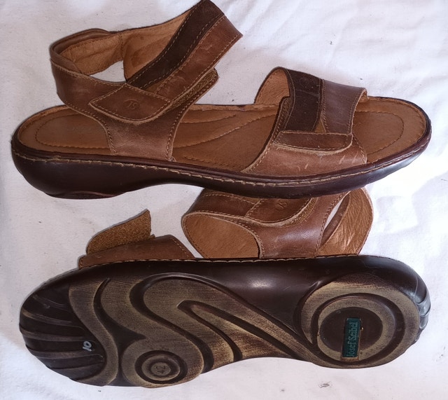 Women's Josef Seibel Debra 19 Walking Sandals - Size 10 Brown - photo 5