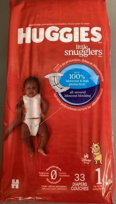 NEW Little Snugglers Baby Diapers, Size 1 (8-14 lbs), 33 Ct