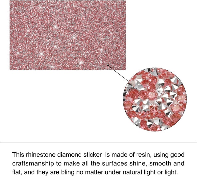 NEW Rose Gold 24000 Self-Adhesive Rhinestones 9.44x15.7" - photo 2