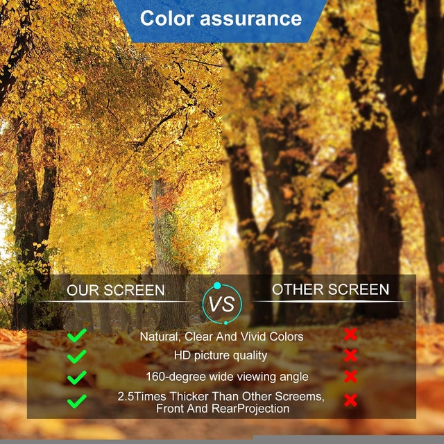 NEW SKERELL Projector Screen with Stand 100 inch - photo 3
