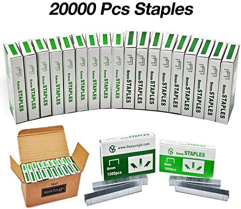 Uniteco Standard Staples - 20000 Count