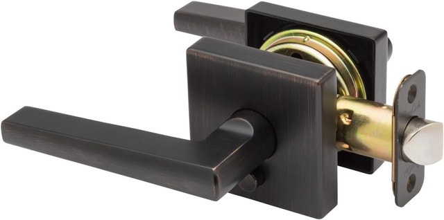 Copper Creek VL2231TB Verona Lever Privacy Door Handles (New)