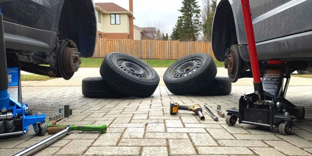 Tire change/swap/ rotate