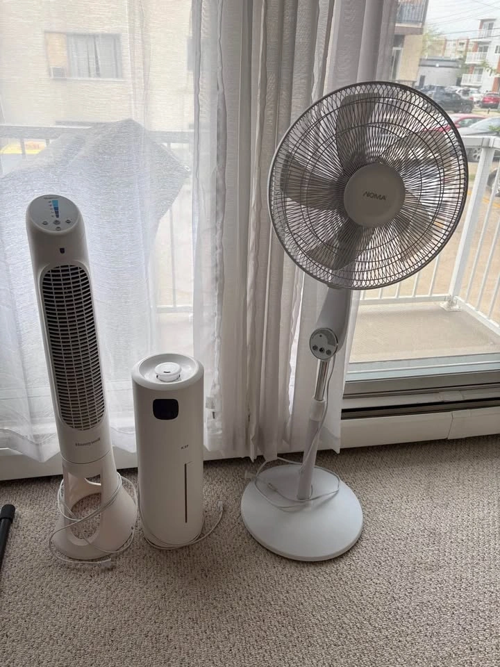 NOMA Pedestal Fan, Honeywell Tower Fan, KZF Humidifier - photo 4