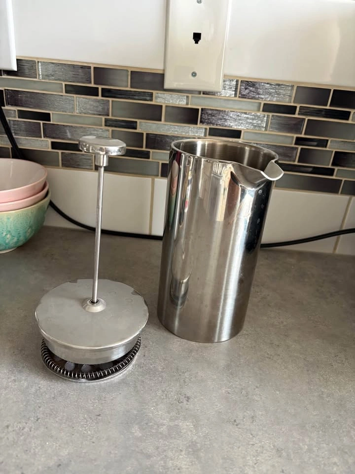 Stainless Steel French Press Coffee Maker - photo 2