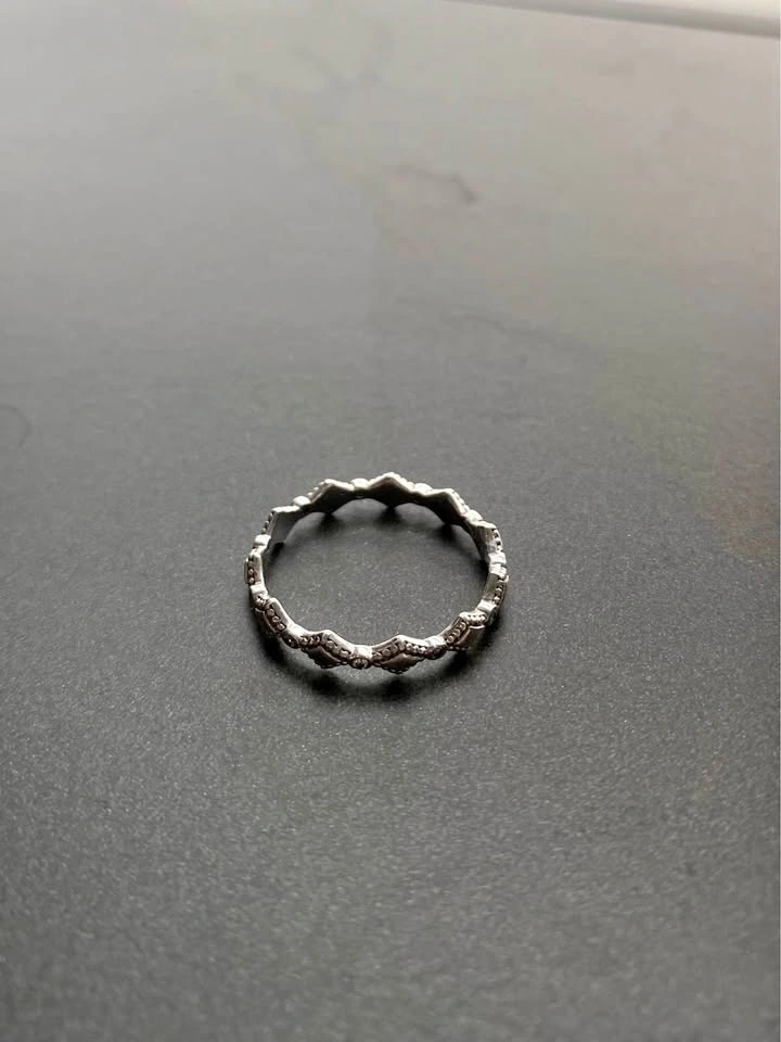Size 7 Dainty Stackable Sterling Silver Ring