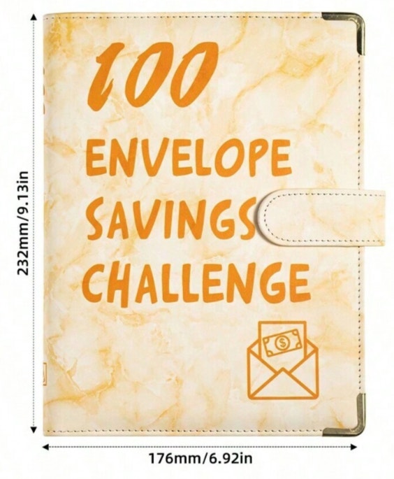 NEW 100 Envelopes Money Saving Challenge Binder
