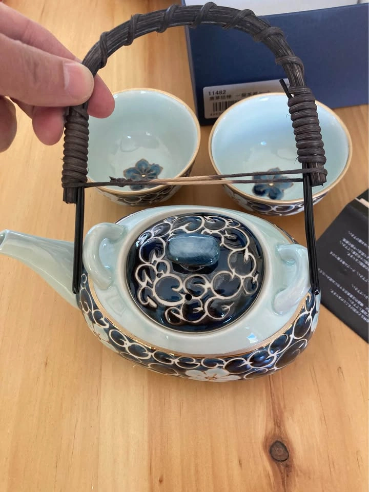 Japanese Tea Pot & Cups Set - Saikai Pottery - photo 2