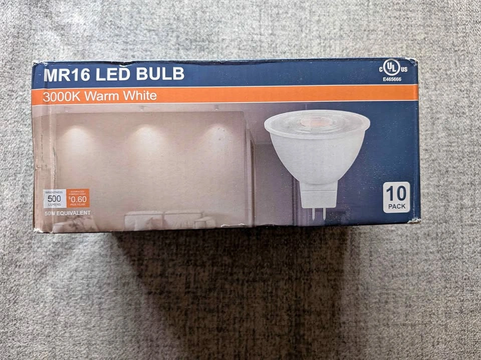 Warm White LED Bulbs - 10 Pack