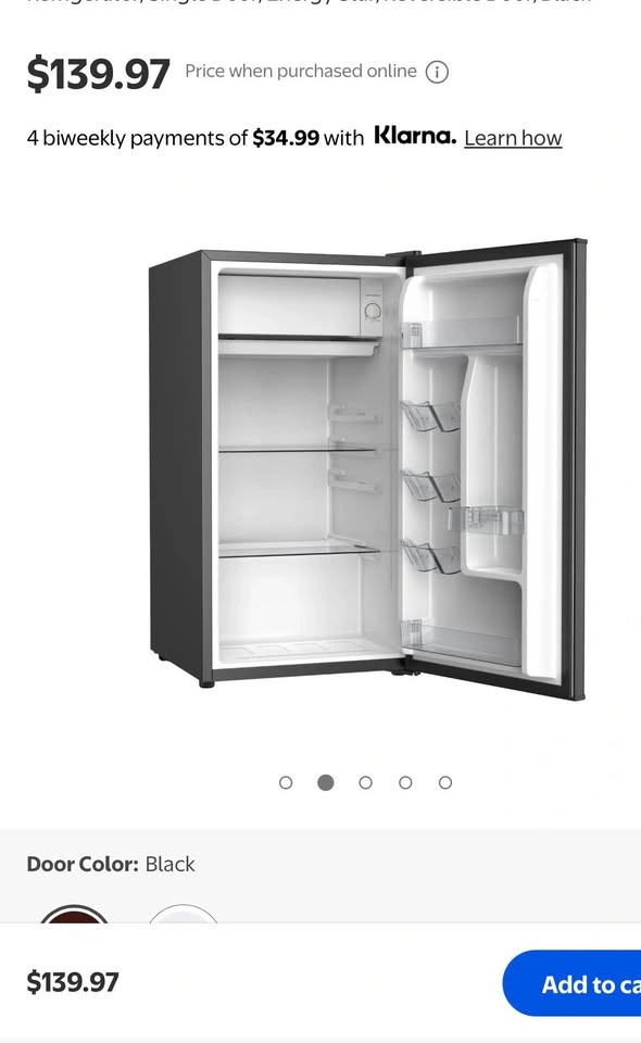 Hamilton Beach 3.3 Cu.Ft Mini Fridge - photo 2