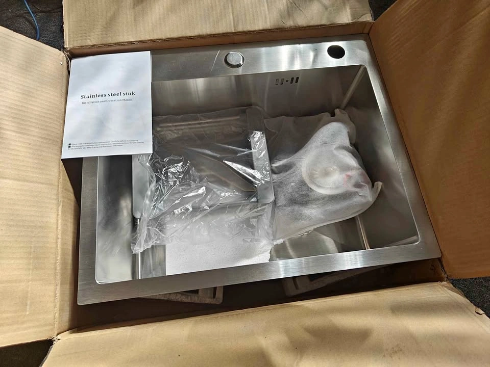 Brand new stainless steel sink