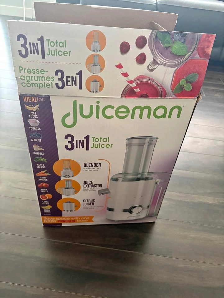 Juiceman 3 in 1 Juicer