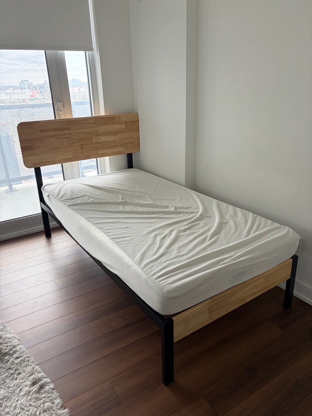 Twin size bed $100 (mattress included)