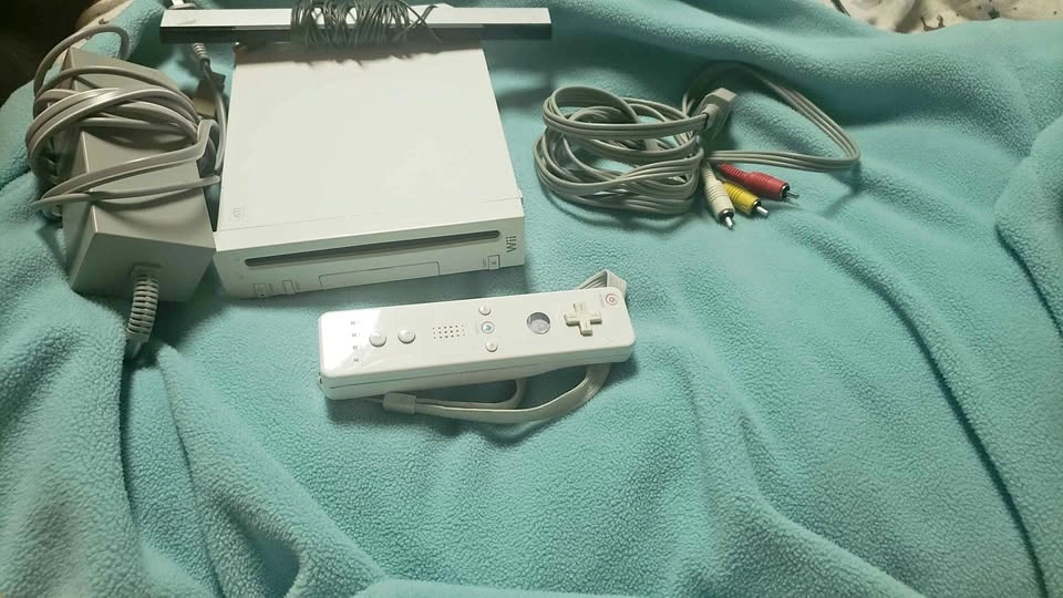 Wii with controller
