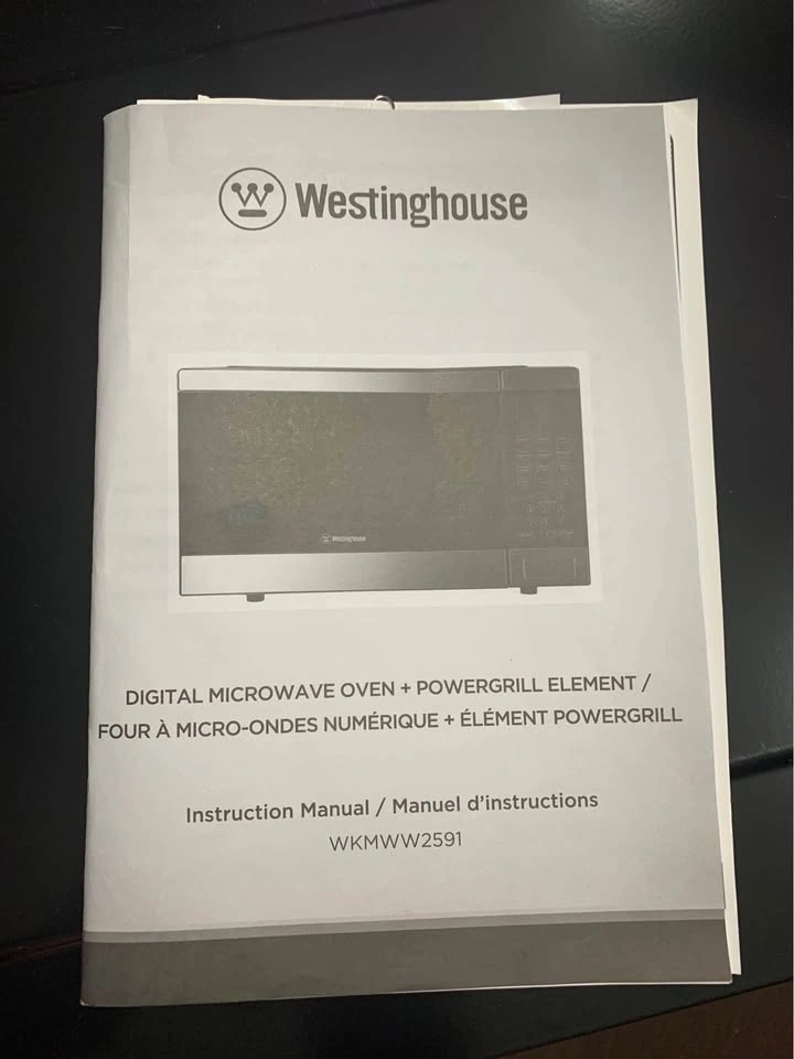Westinghouse Microwave with Power Grill Element WKM WW2591 - photo 3