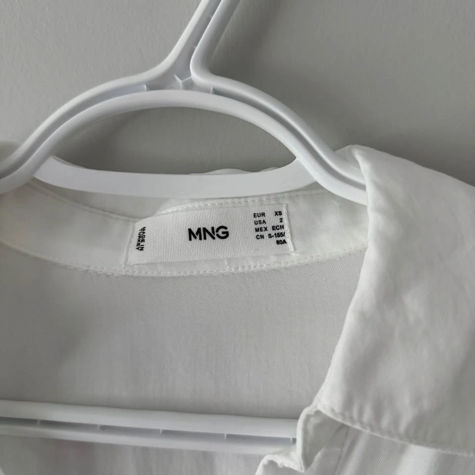 Mango White Button Up Size XS - $10 - photo 2