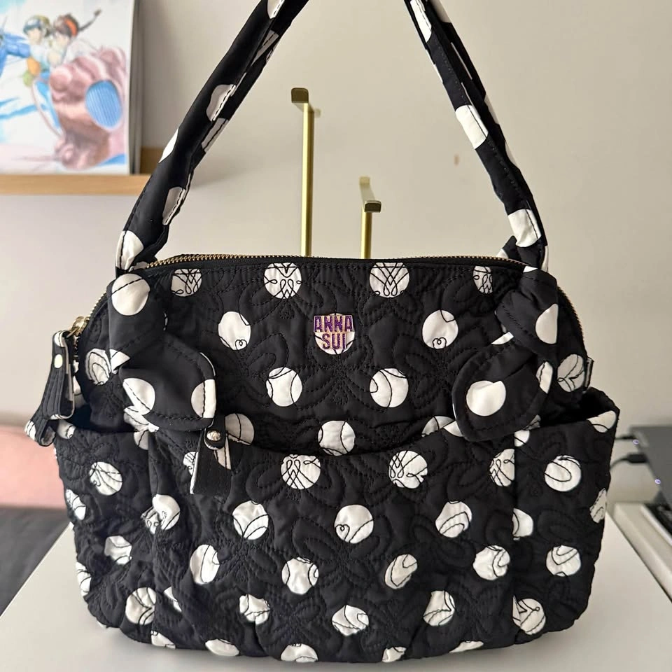 Anna Sui Vintage Polkadot Bag/Purse Like New - $100