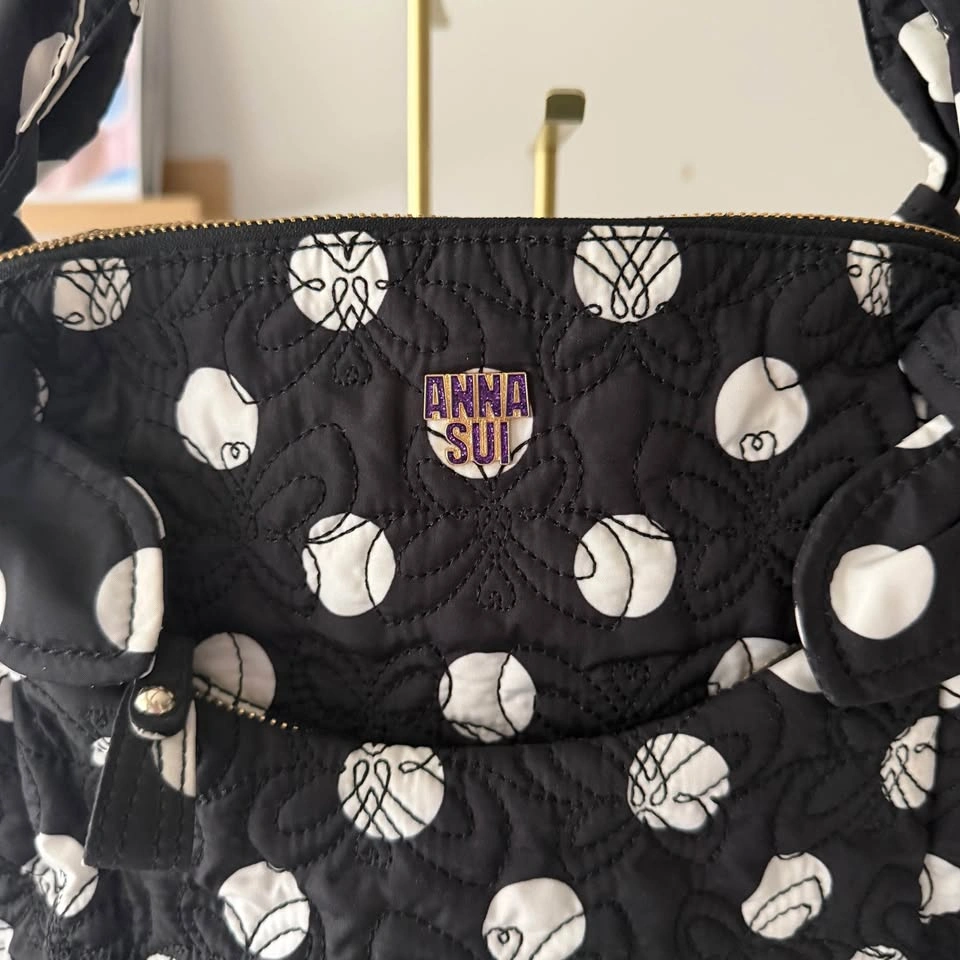 Anna Sui Vintage Polkadot Bag/Purse Like New - $100 - photo 2