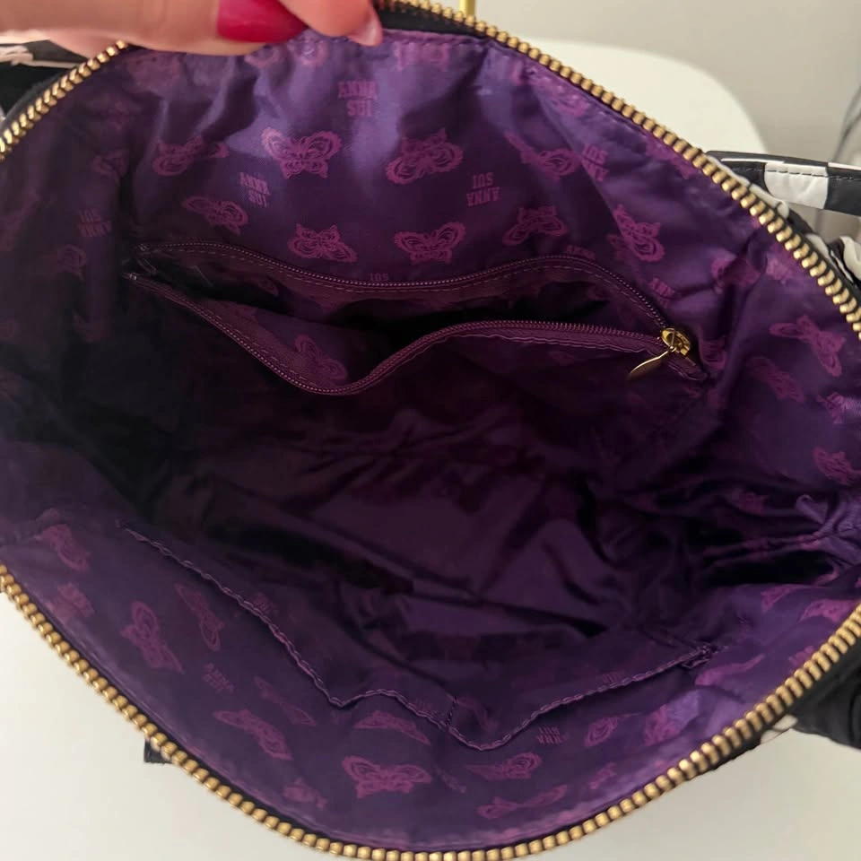 Anna Sui Vintage Polkadot Bag/Purse Like New - $100 - photo 5