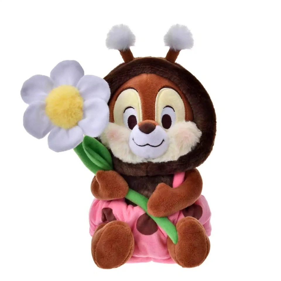NWT Disney Store Japan Flower Chip & Dale Plush 22x16x13cm