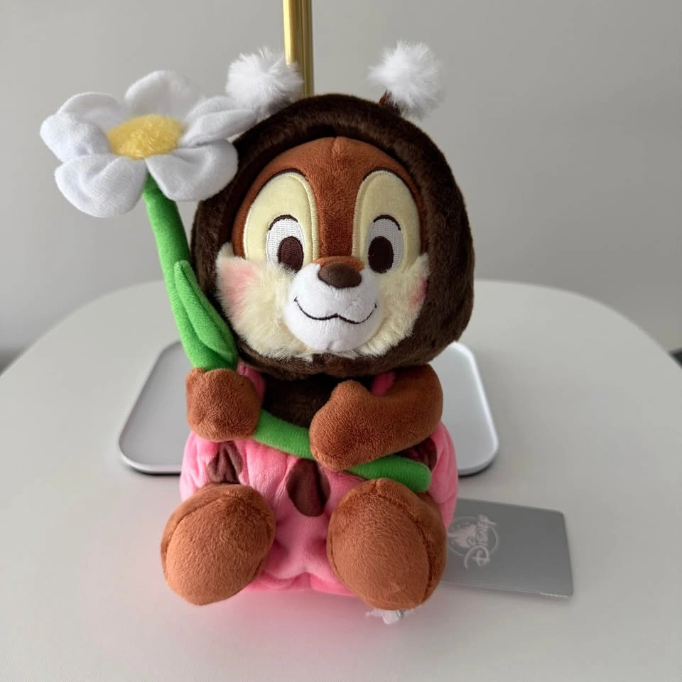 NWT Disney Store Japan Flower Chip & Dale Plush 22x16x13cm - photo 2