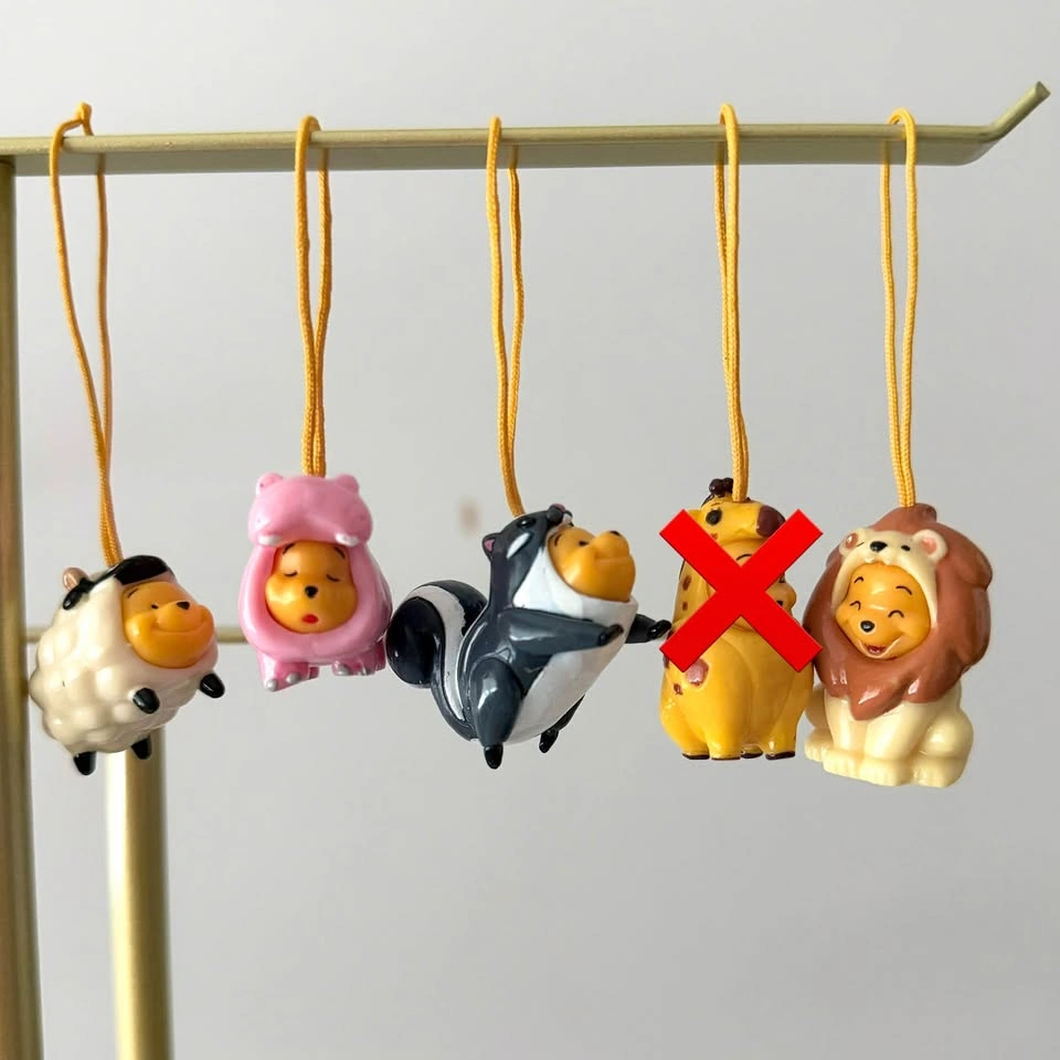 Vintage Disney Peek-A-Pooh Animal Charms - $10 Each (Firm)