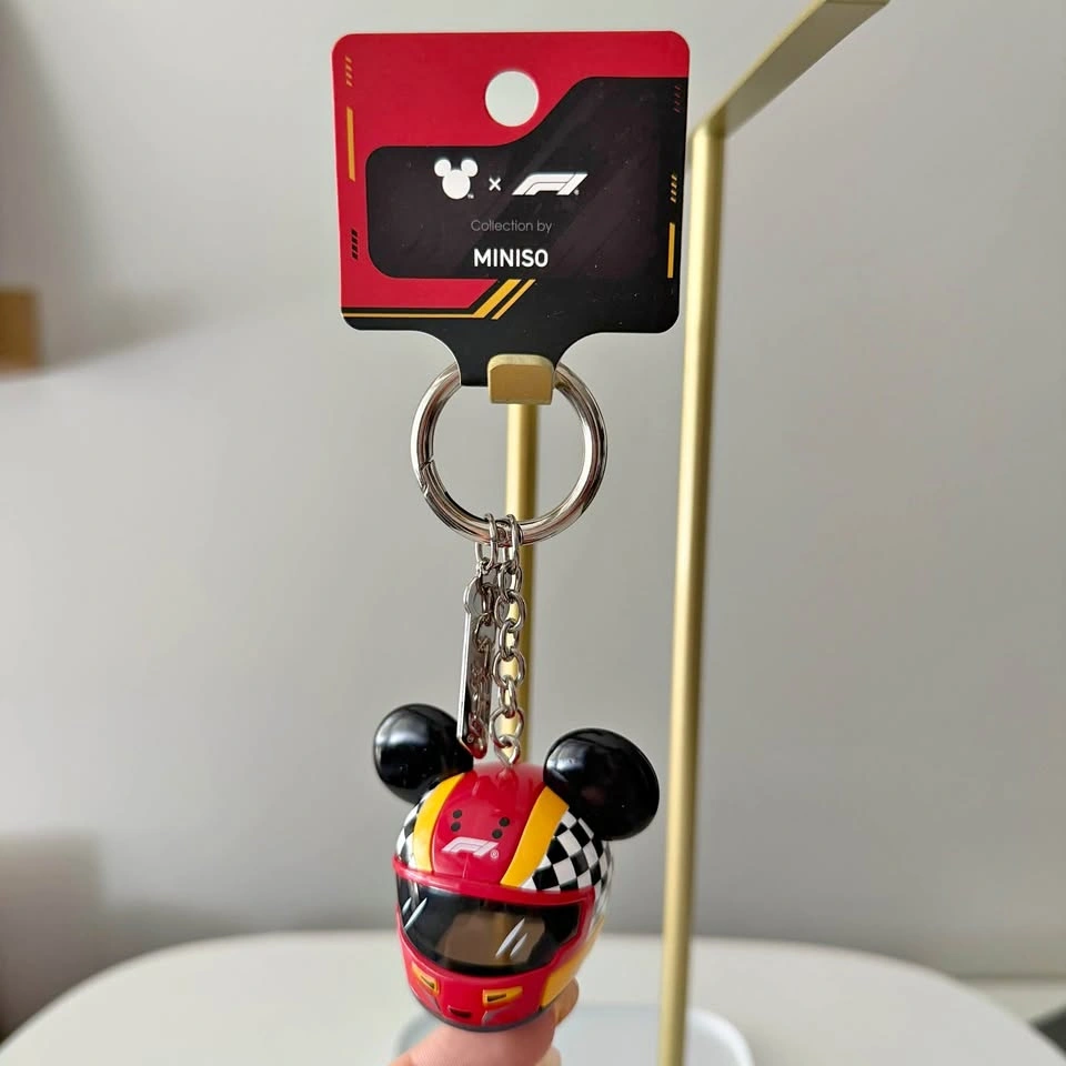 F1 x Disney Mickey Helmet Keychain (China Exclusive) - $25