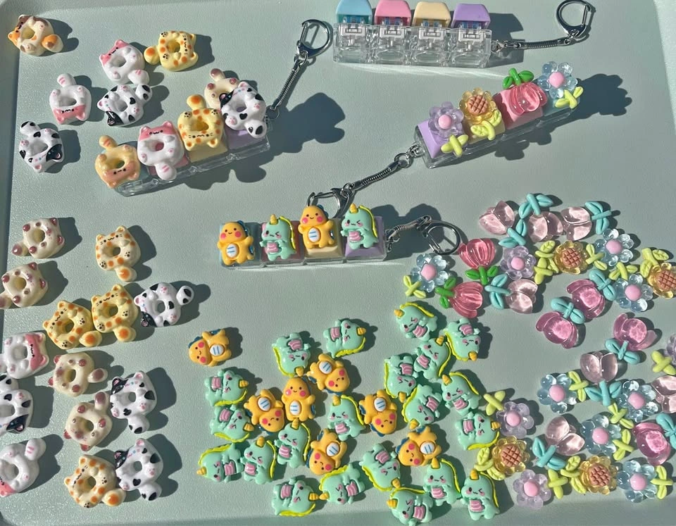 Mechanical Keyboard Clicker Keychain