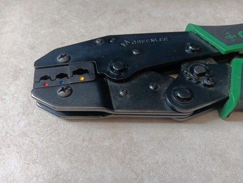 Greenlee Ratcheting Crimper for Insulated Terminals 10AWG-22AWG - photo 2