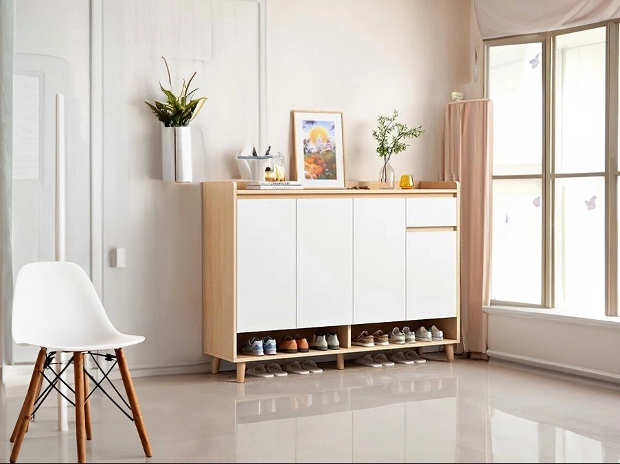Brand New Shoe Cabinet with Storage - Left Side Drawer