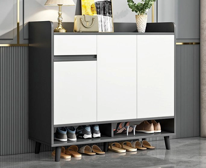 Brand New Shoe Cabinet with Storage & Display Shelf