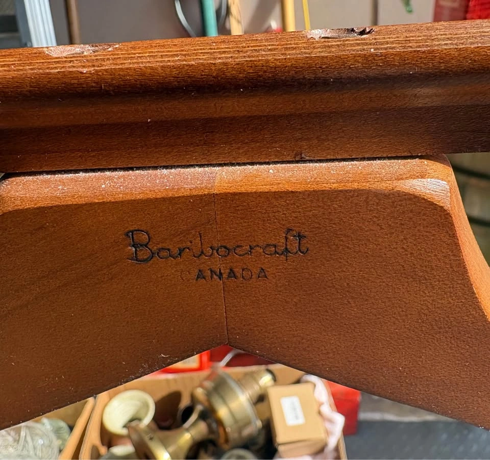 Vintage Barbo-Craft Canada Wood Valet Stand - photo 2