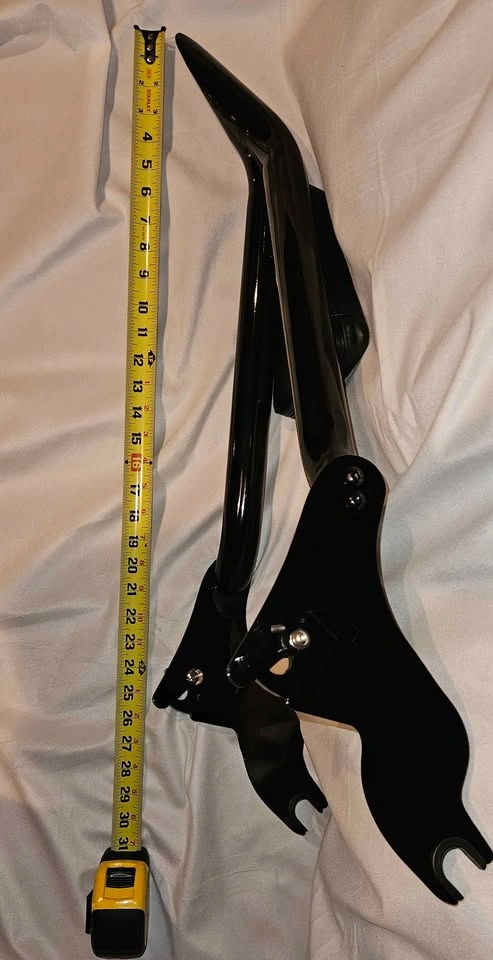 Goldfire Black Detachable Sissy Bar for Harley Touring 2009-2022 - photo 4