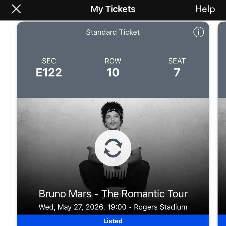 Bruno Mars Concert Tickets - photo 2